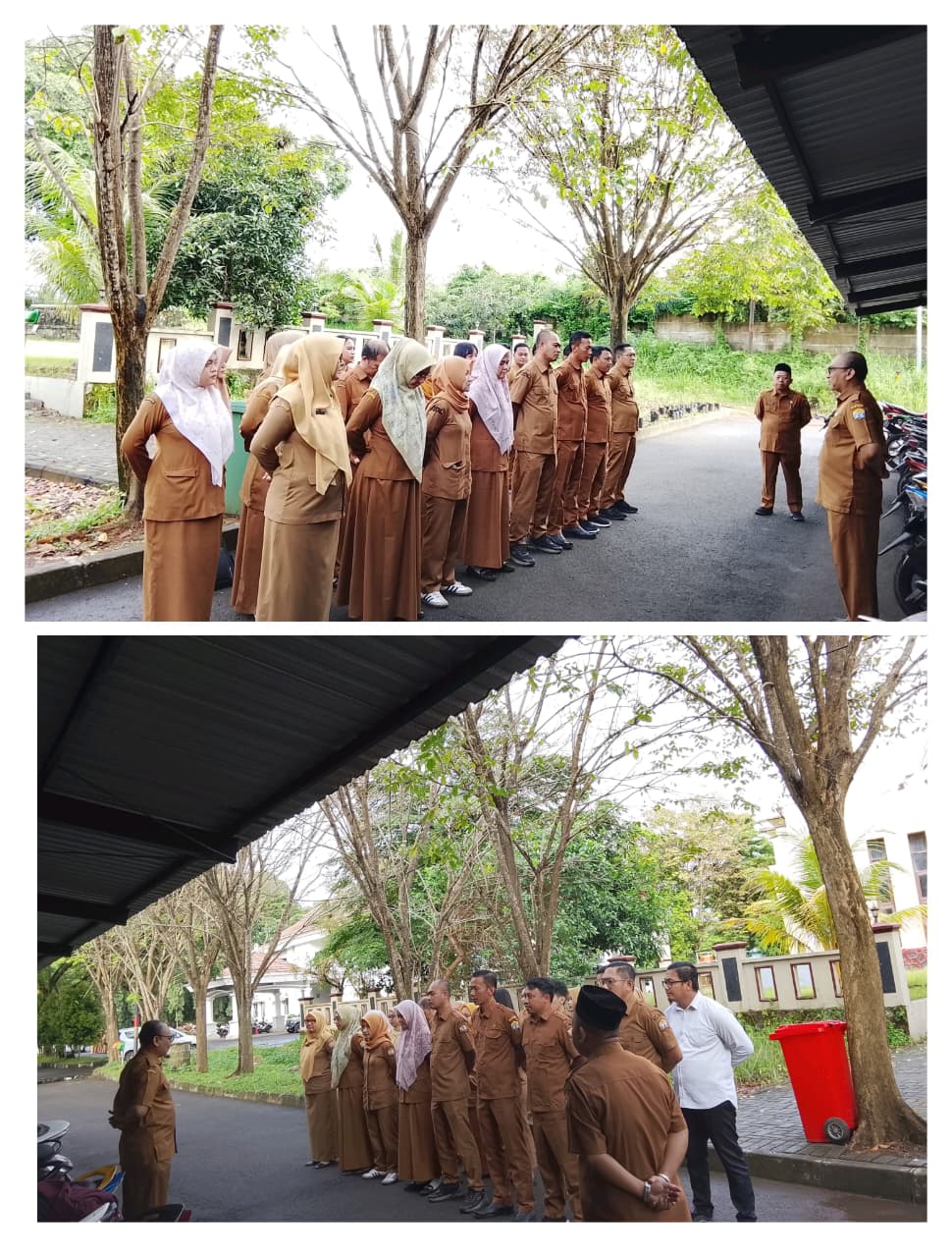 Apel pagi BPKAD Kota Serang