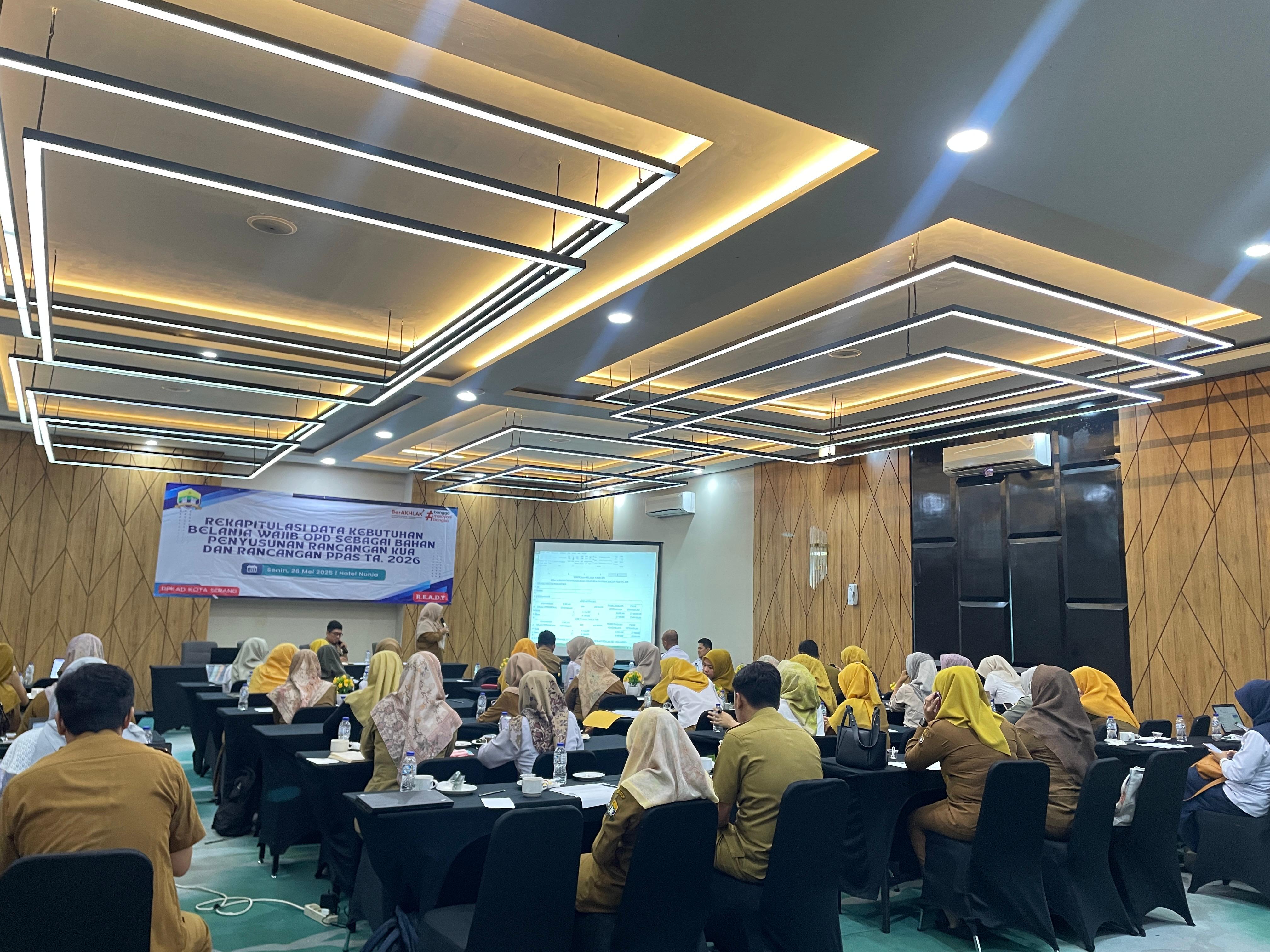 Rekapitulasi Data Kebutuhan Belanja Wajib OPD