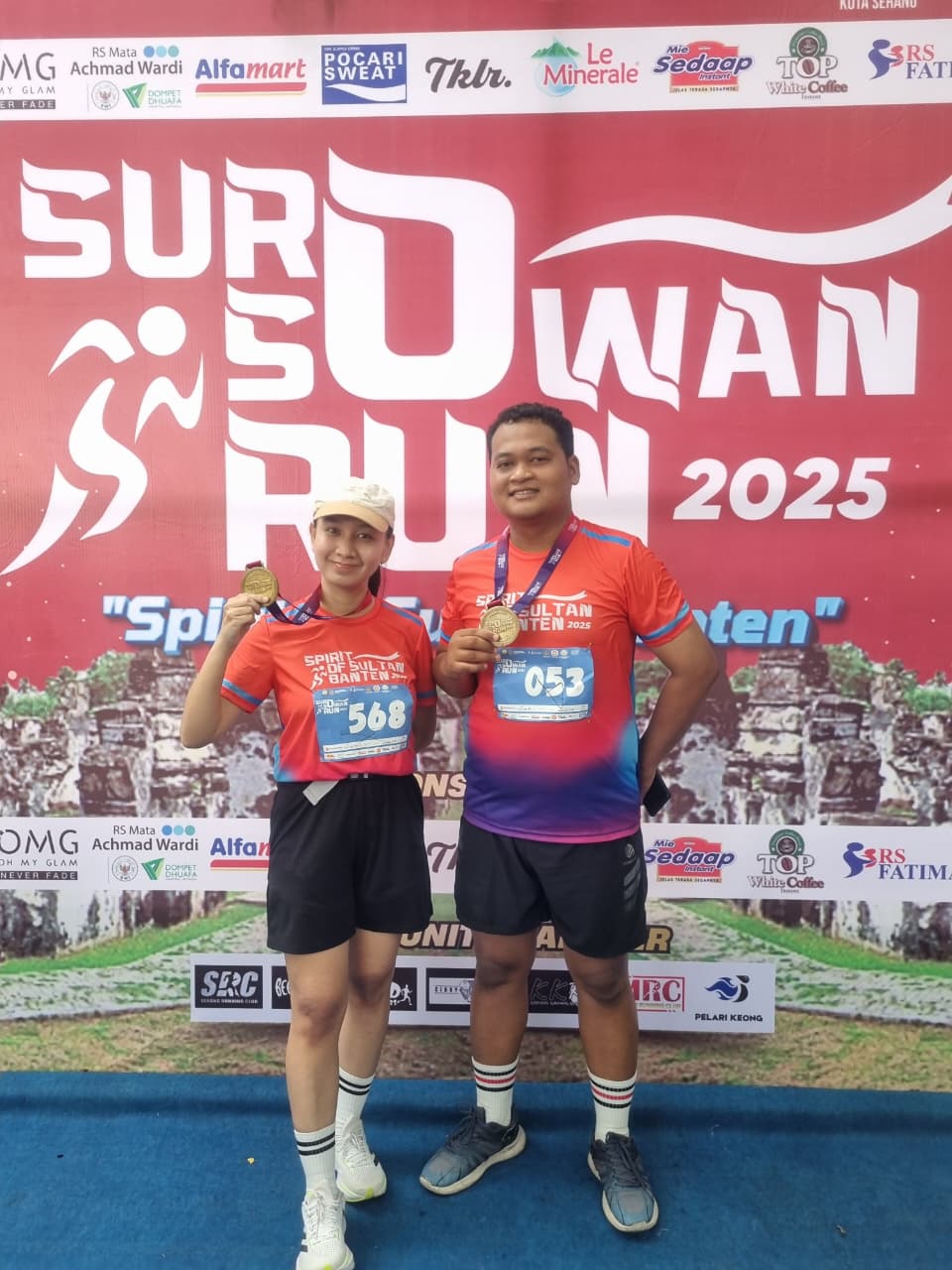 Pegawai BPKAD Kota Serang Ikut Meriahkan Surosowan Run 2025