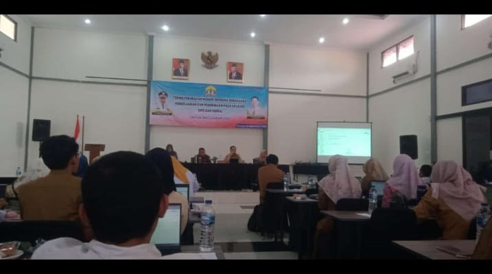 kegiatan teknis perubahan nomor rekening bendahara pengeluaran dan penerimaan pada aplikasi SIPD dan Simral