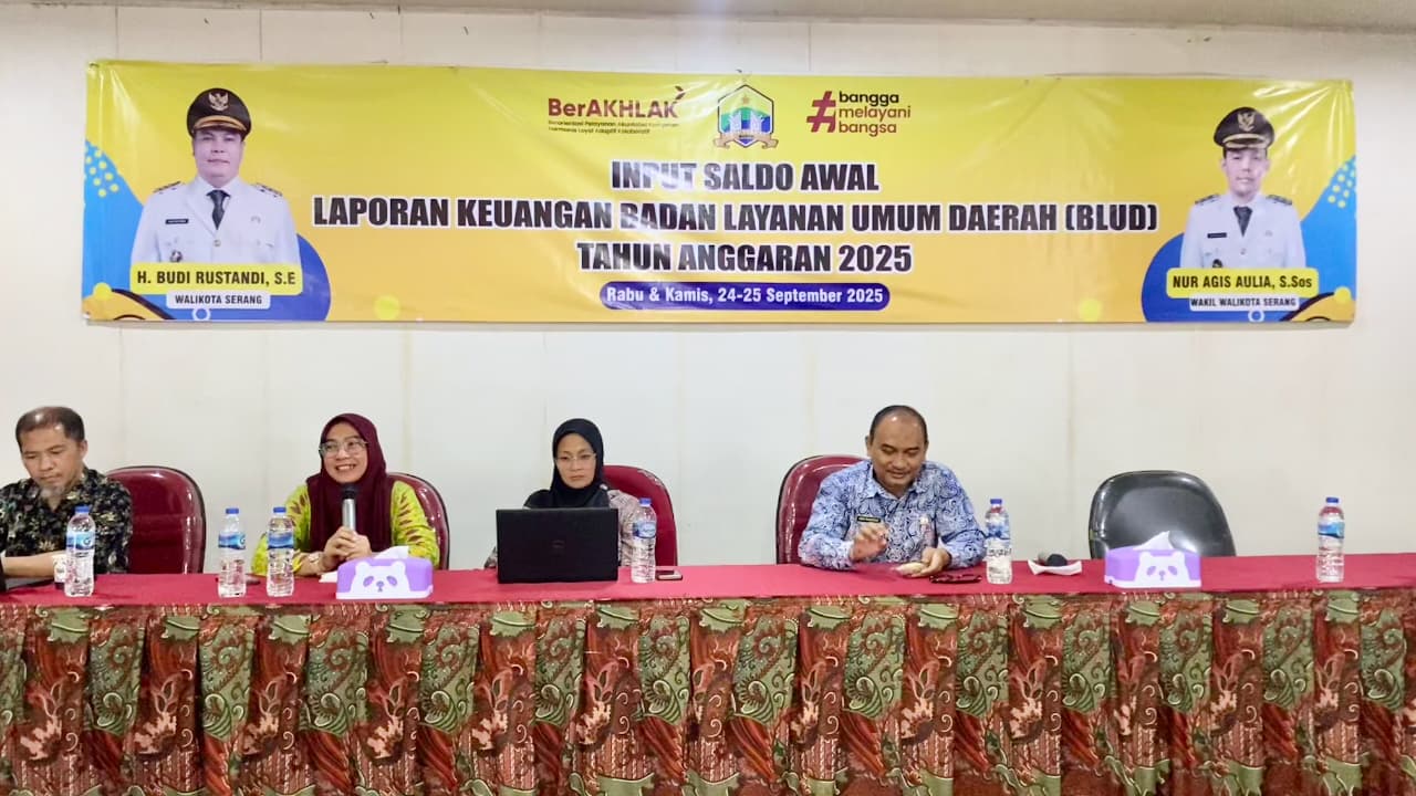 BPKAD Kota Serang Gelar Kegiatan Input Saldo Awal Laporan Keuangan BLUD TA 2025