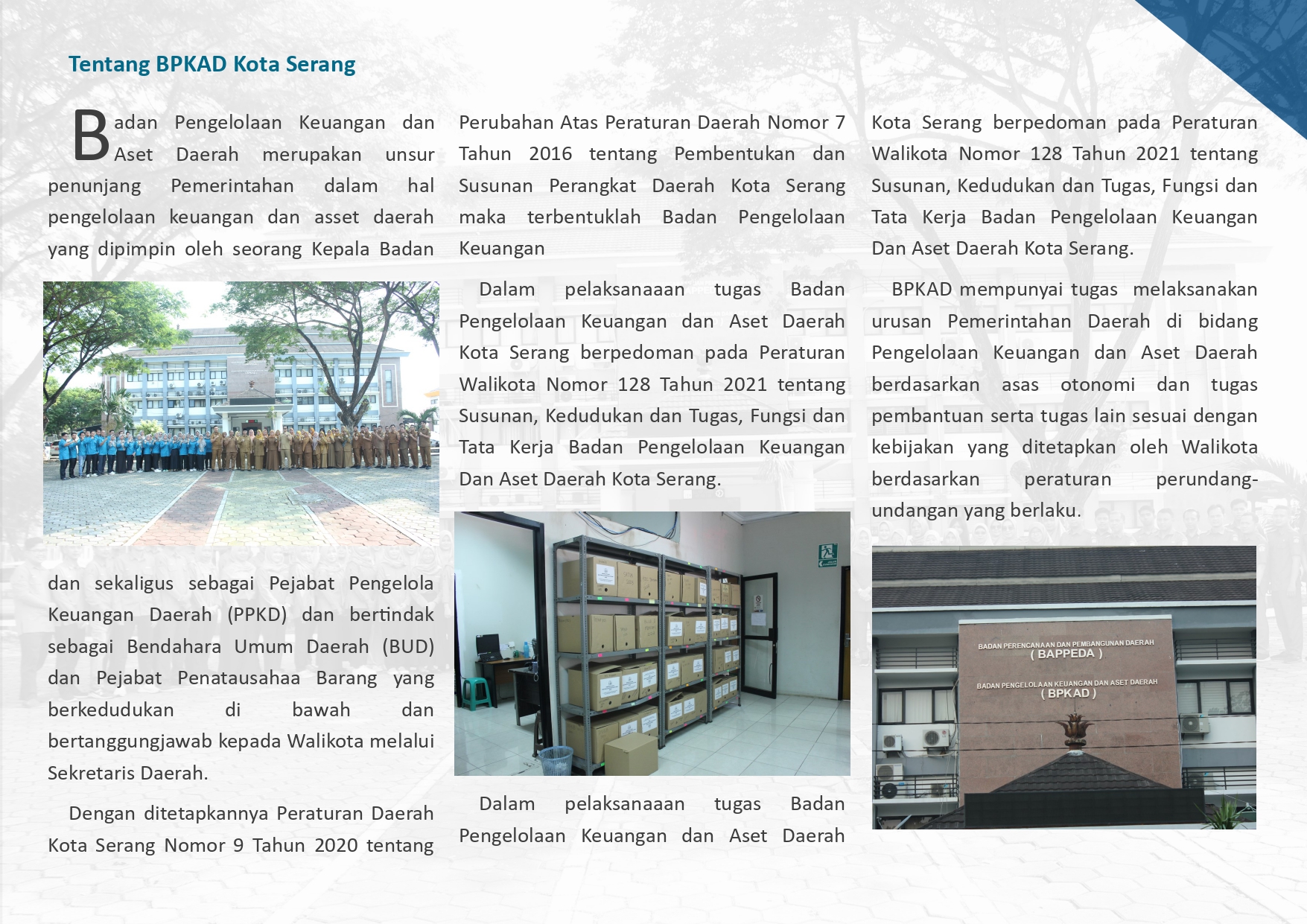 PROFIL BPKAD KOTA SERANG
