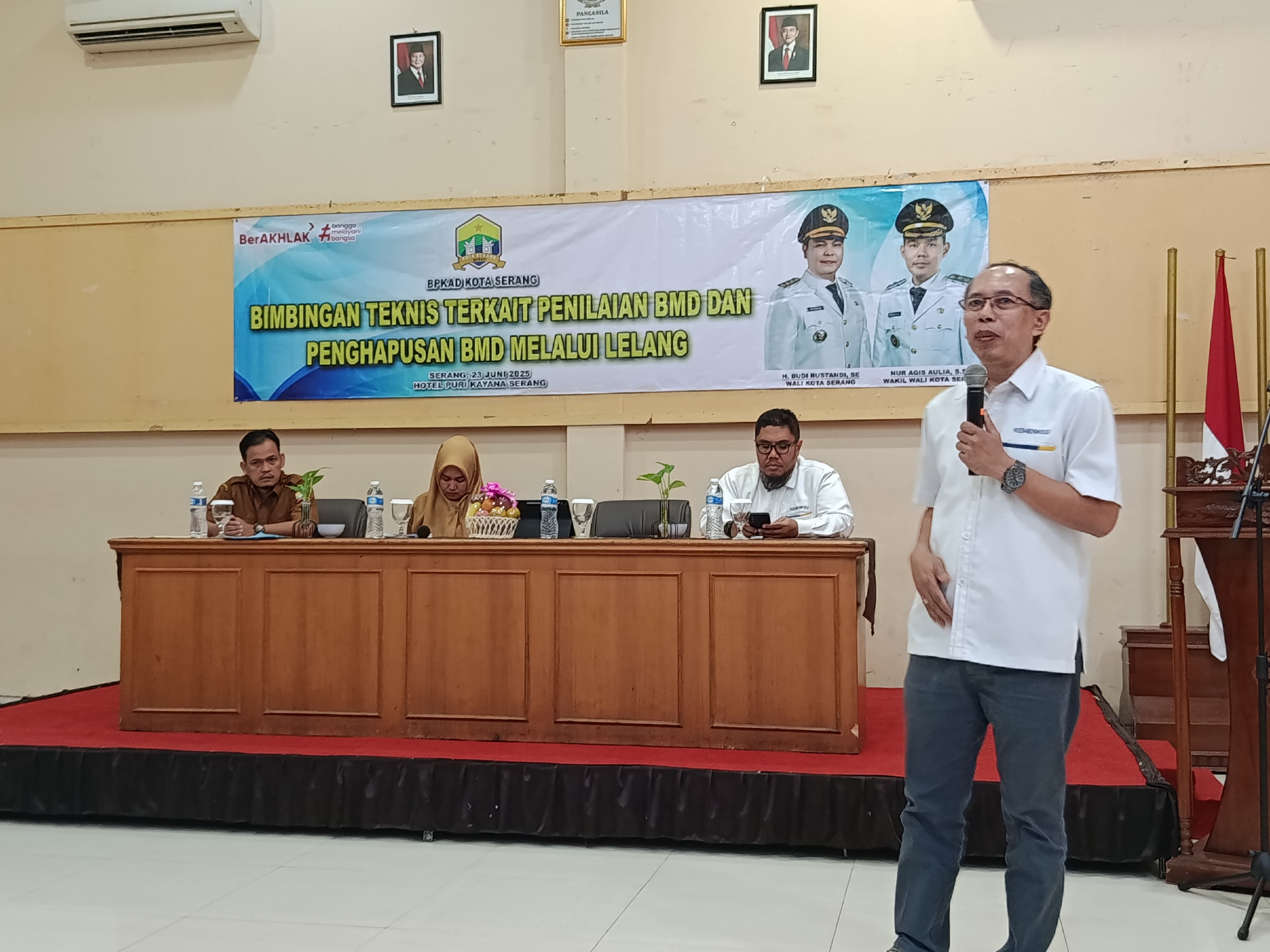BPKAD Kota Serang Gelar Bimbingan Teknis Penilaian dan Penghapusan Barang Milik Daerah Melalui Lelang