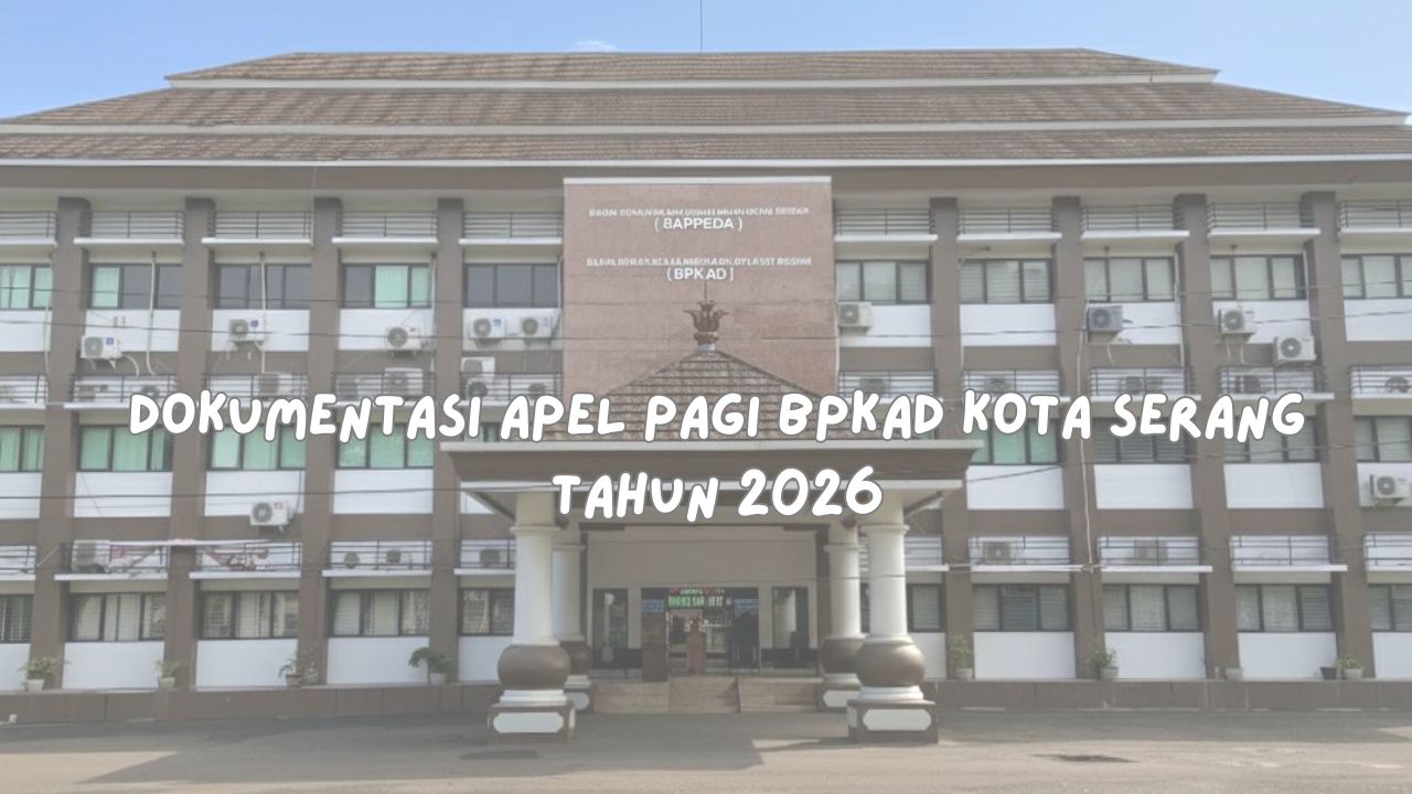 Kegiatan Apel Pagi BPKAD Kota Serang