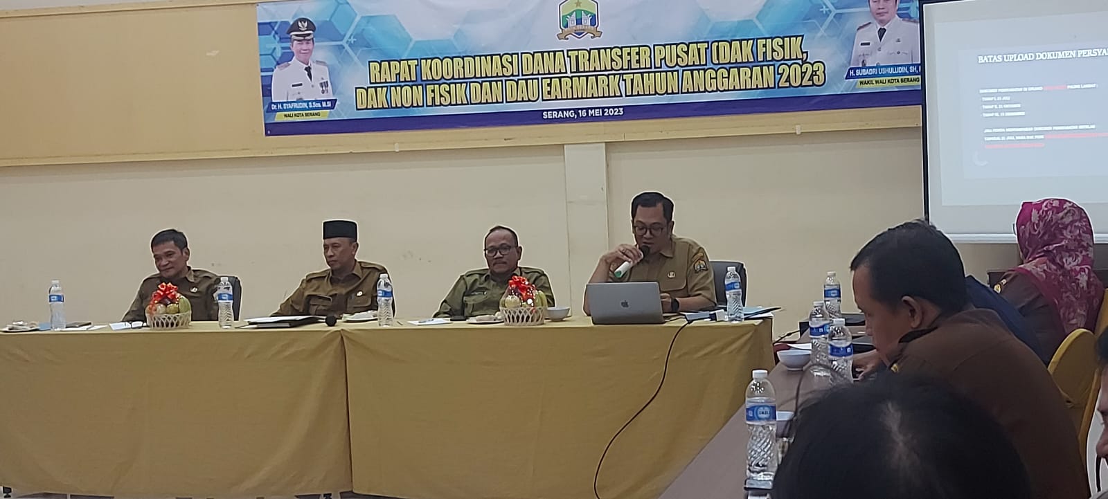 KEGIATAN RAPAT KOORDINASI DANA TRANSFER PUSAT DAK FISIK,DAK NON FISIK,DAU EARMARK TA 2023